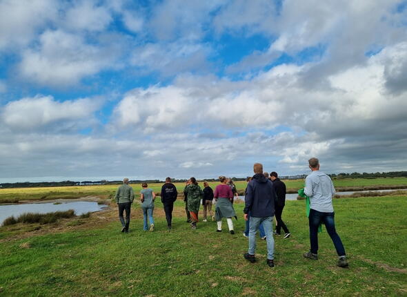 Cursus Gastvrij in het Landschap Veerse Meer excursie Middelplaten.