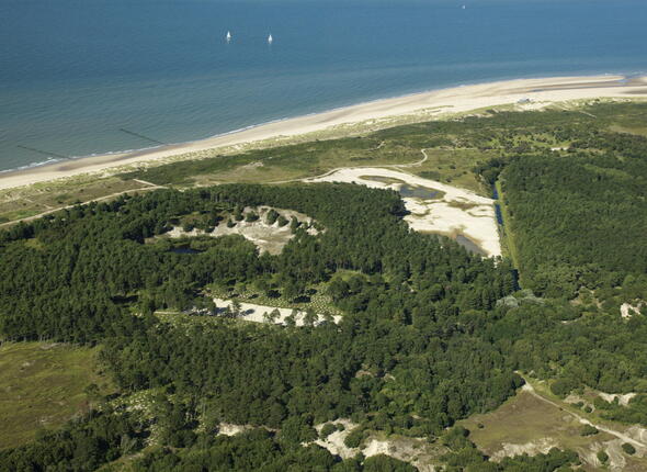 Walcheren - het gebied bij Oranjezon