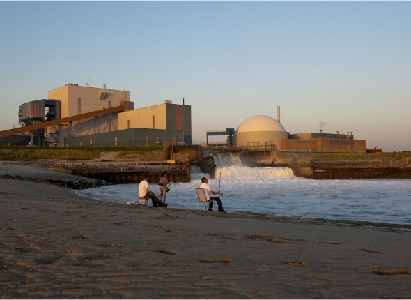 Afbeelding van de kerncentrale in Borssele
