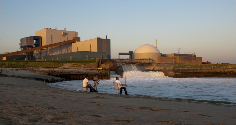 Afbeelding van de kerncentrale in Borssele