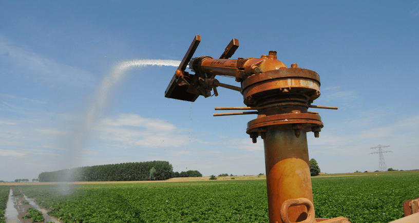 Water op landbouw