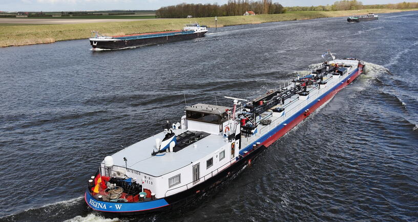 afbeelding van een binnenvaartschip