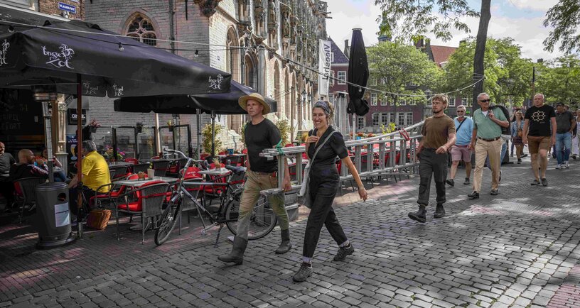 Experimenteel Groenkunstproject zomersnoei Creative City Boost