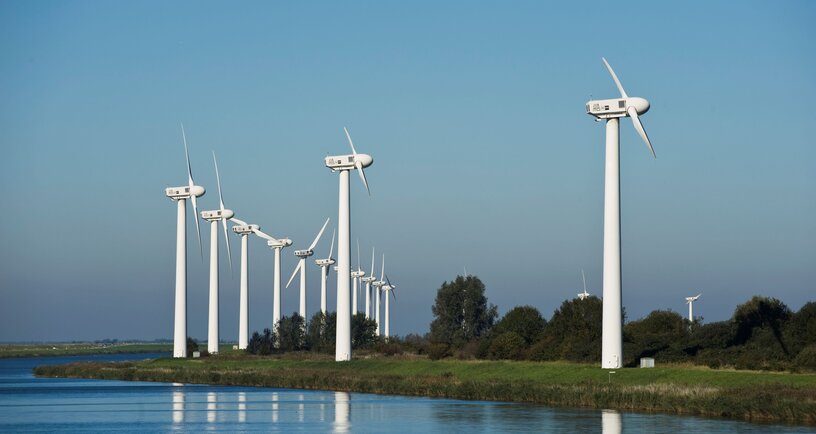 Windmolens bij de Oesterdam