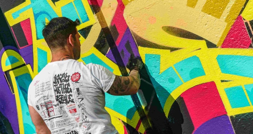 Graffiti artiest- fotograaf Luuk Hoevenaar Creative City Boost