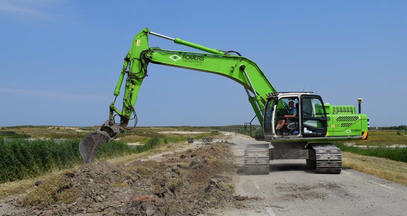 Waterdunen Verwijderen kabels en leidingen Slikkenburgseweg 2018