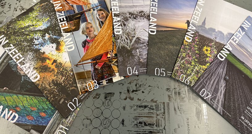 Covers IN ZEELAND magazine edities 1 t/m 7