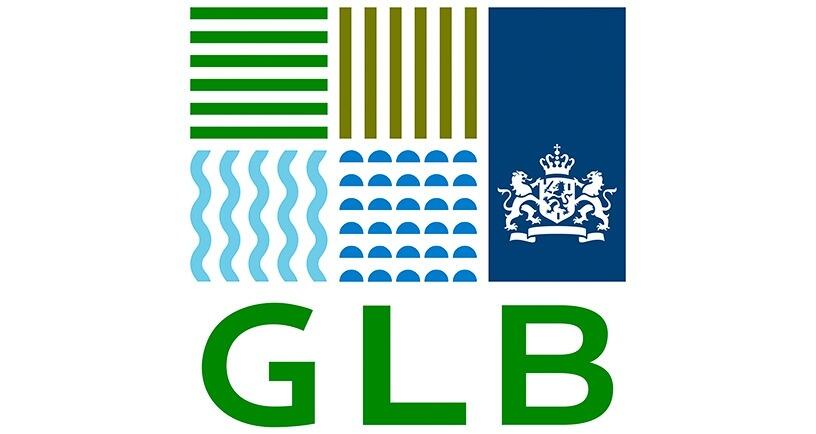 Logo van het gemeenschappelijk landbouw beleid afgekort met de letters GLB