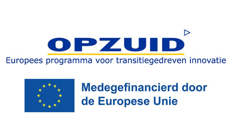 logo OPZuid met de tekst medegefinancierd door de Europese Unie