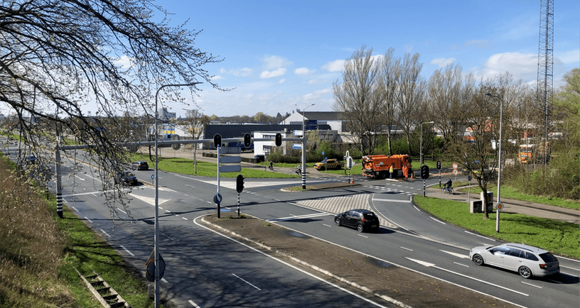 Reparatie afrit N288 Sloeweg