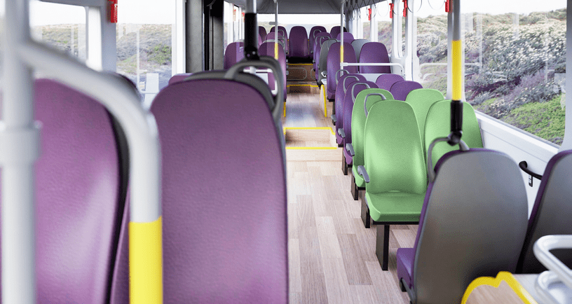 Ontwerp inrichting bussen EBS