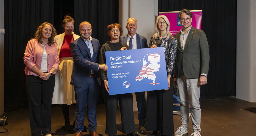 Het team van Regio Deal Vitale Regio's 