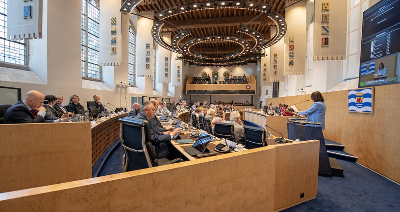 Vergadering in de Statenzaal