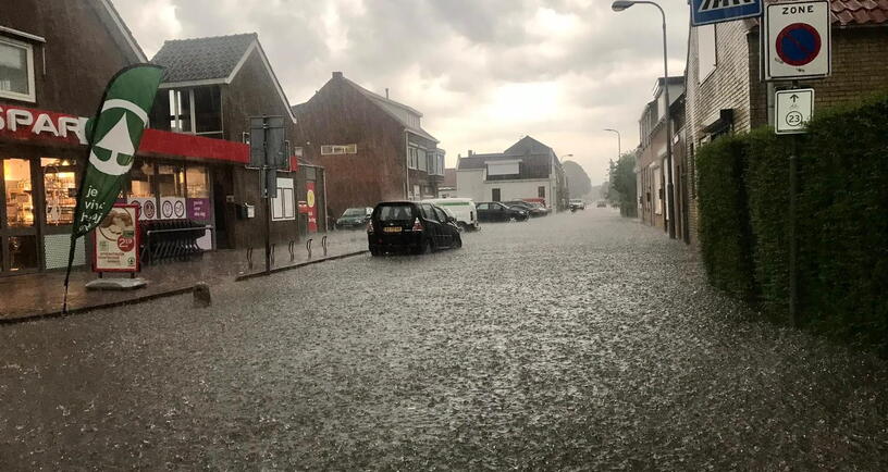 Water op straat
