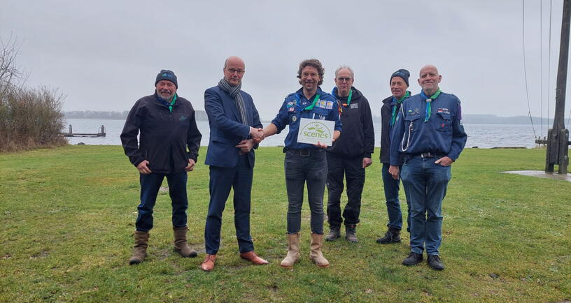 Scoutcentrum Zeeland ontvangt internationaal SCENES-keurmerk op locatie bij het Veerse Meer.