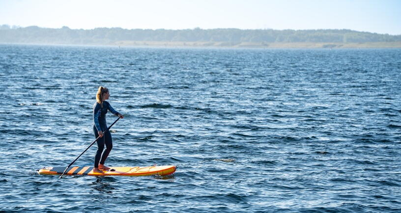 Suppen bij Windsurfschool op het Veerse Meer.