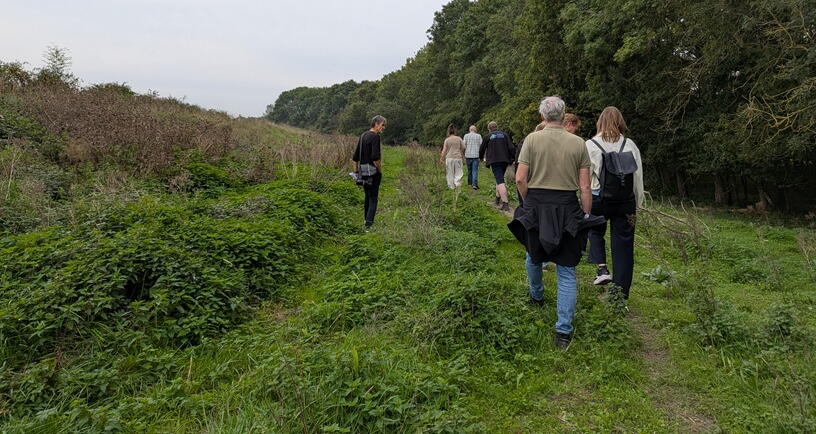 Gastheren en gastvrouwen van het Veerse Meer ontdekken het landschap bij Kamperland..
