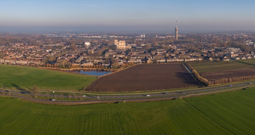 Luchtfoto Deltaweg panorama