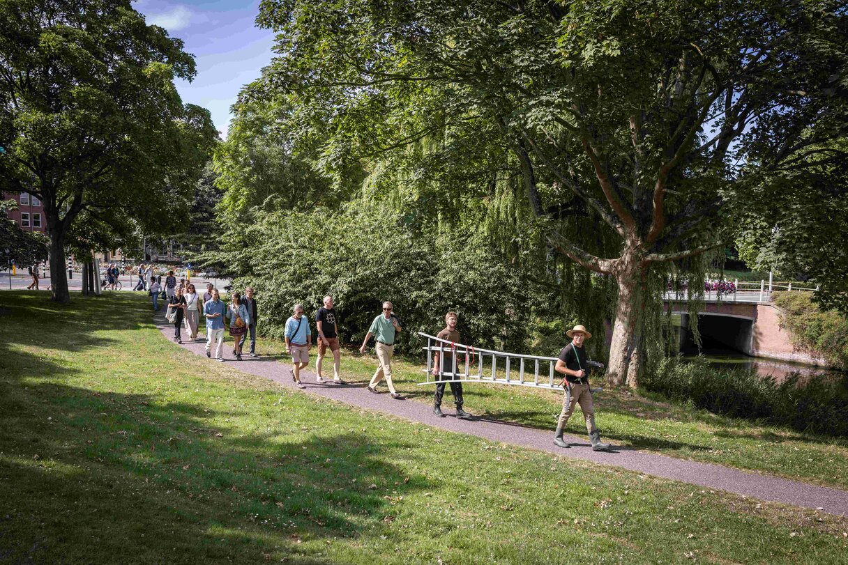 Experimenteel Groenkunstproject zomersnoei Creative City Boost
