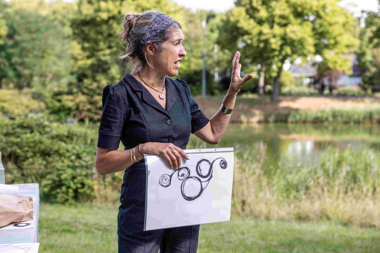 Experimenteel Groenkunstproject zomersnoei Creative City Boost