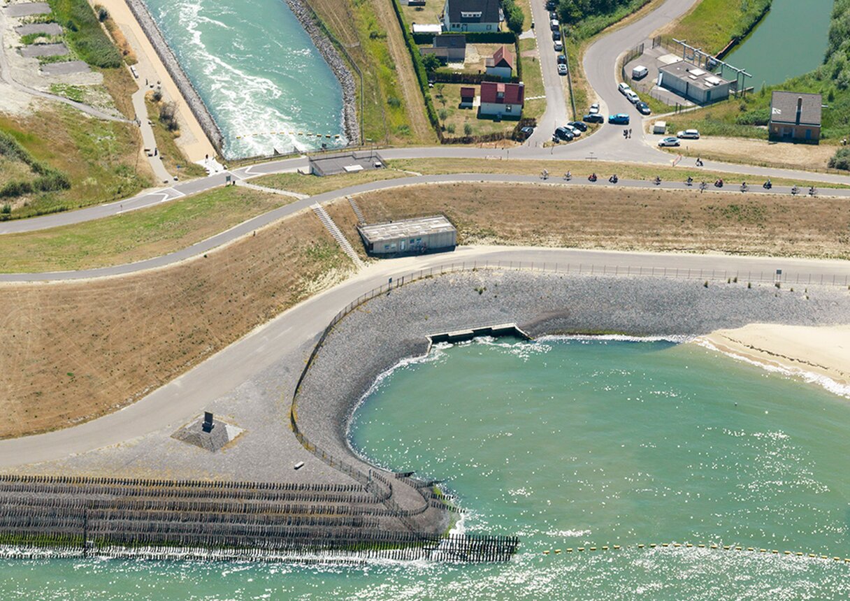 Getijdenduiker 2022 luchtfoto
