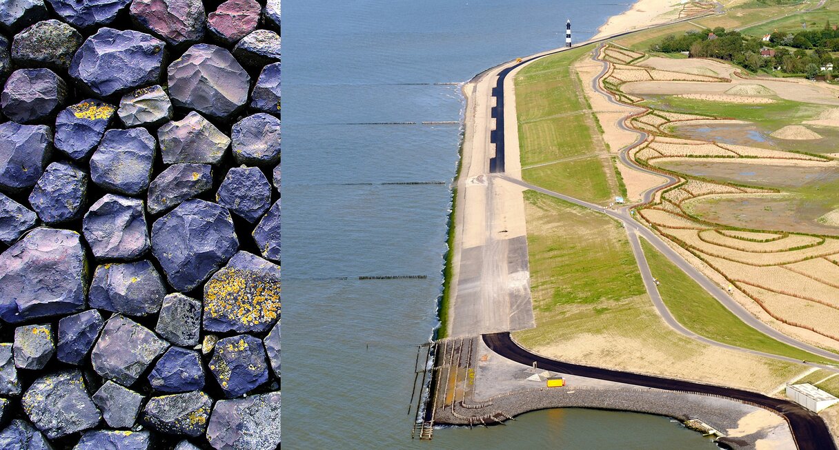 Waterdunen kustversterking collage