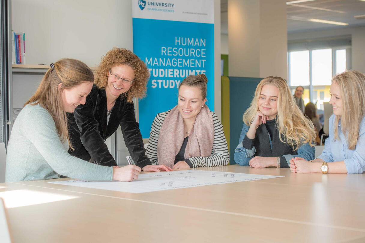 Afbeelding van internationale studenten HRM