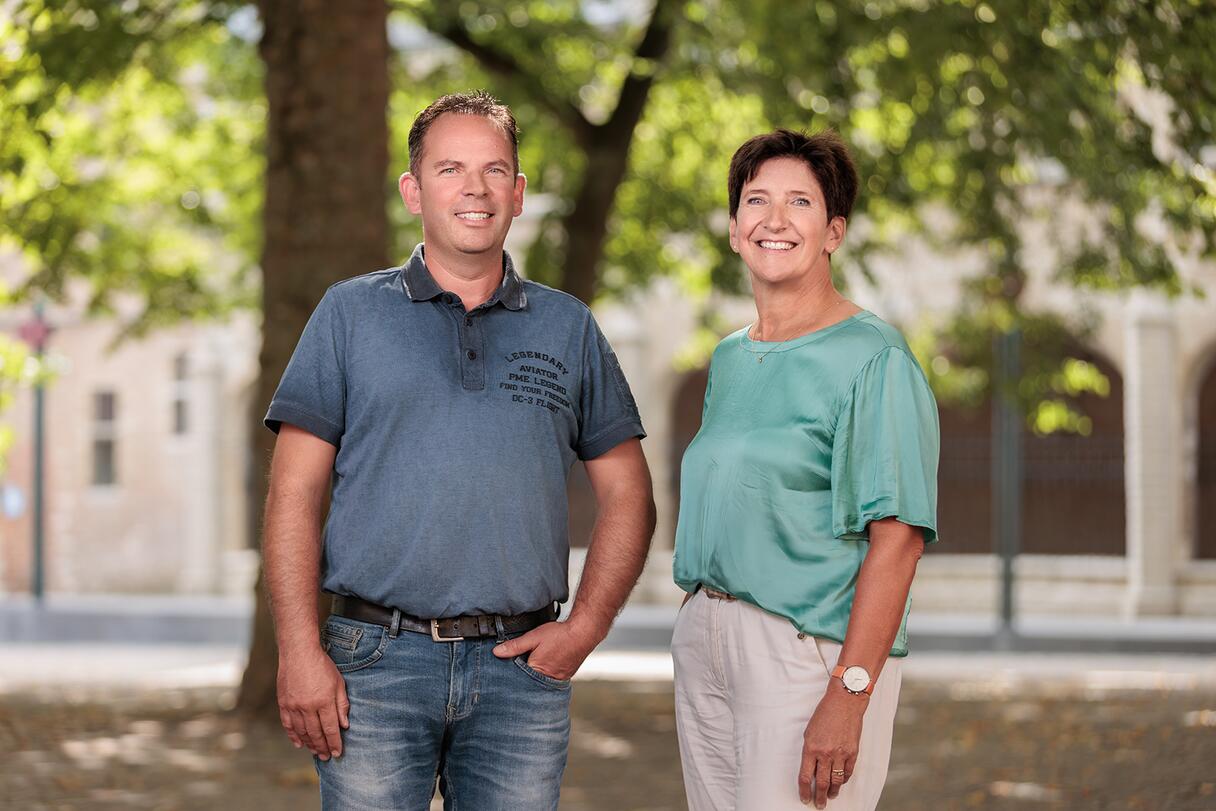 Liesbeth Versluijs en Pieter Pateer. Beeld: Percy's