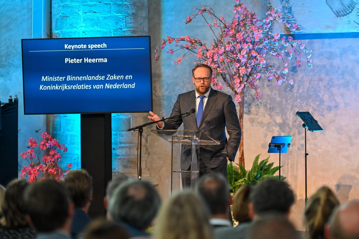 Minister Heerma spreekt Keynote speech uit