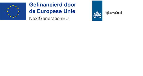Gefinancierd door de Europese Unie: NextGenerationEU en de Rijksoverheid 