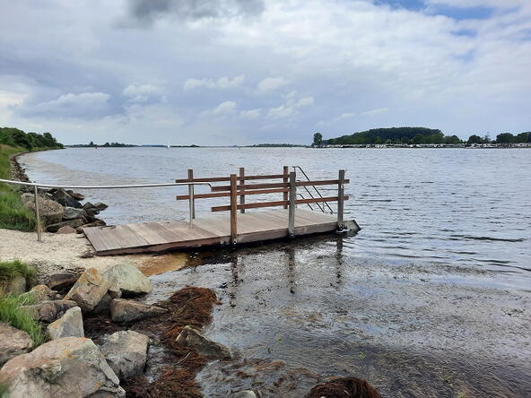 Duikplek Wolphaartsdijk Veerse Meer die medio 2026 naar het westen wordt verplaatst.
