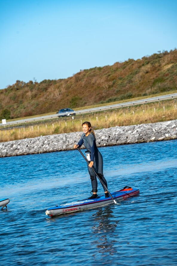 Suppen op het water van het Veerse Meer bij Vertigo Sports.